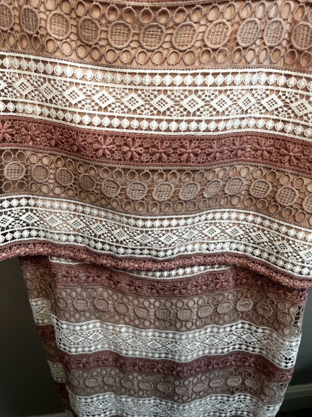 Shoshanna Kiaora Dunham Fit Flare
Eyelet Lace Pink Stripe Dress Sz 6 - Picture 9 of 16